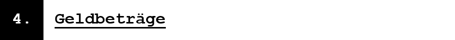 Geldbetraege