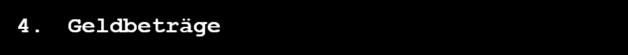 Geldbetraege